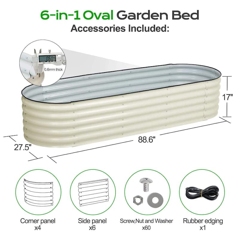 Aoodor Maximum 5' x 3.5' Multiple Combination Raised Garden Bed - N/A