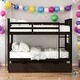 preview thumbnail 13 of 32, Multifunctional Bunk Bed With Storage,Full over Full Bunk Bed with Drawers and Ladder for Bedroom, Guest Room Furniture Espresso