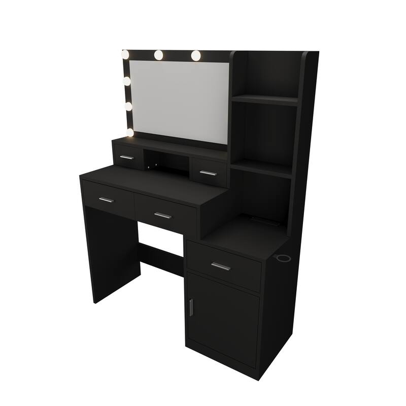dressing table with drawers