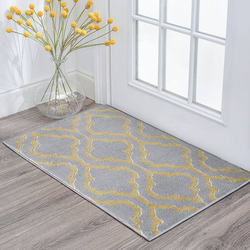 Wyman Farmhouse Geometric Indoor Area Rug