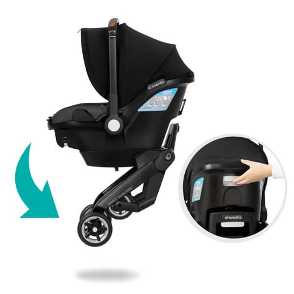 black stroller with car seat DOONA X Infant Car Seat / Stroller