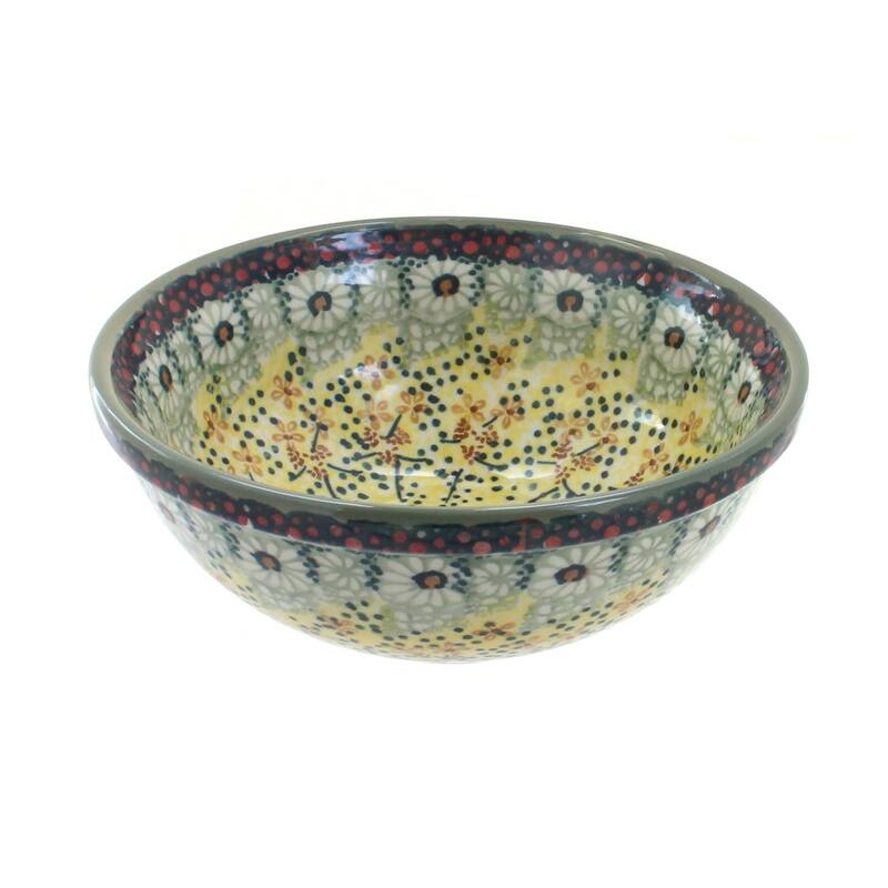Blue Rose Polish Pottery Manufaktura Cereal Bowl - Sunshine Grotto