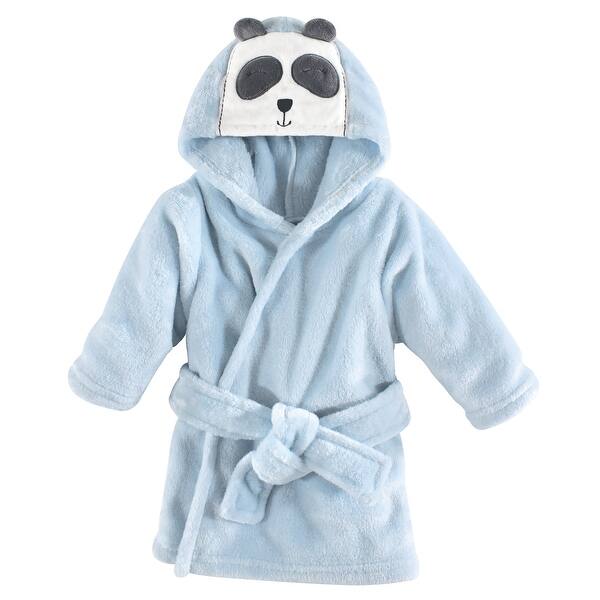 slide 1 of 1, Hudson Baby Infant Boy Plush Animal Bathrobe, Modern Panda, 0-9 Months - Modern Panda - 0-9 Months 0-9 Months - Modern Panda