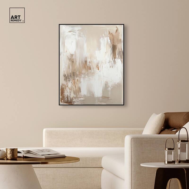 Latte Layers I Canvas by Art Remedy