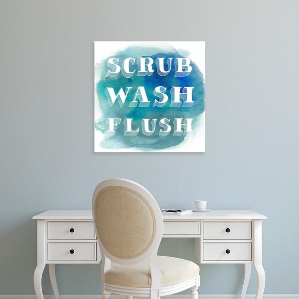 Easy Art Prints Grace Popp's 'Bathroom Do's I' Premium Canvas Art
