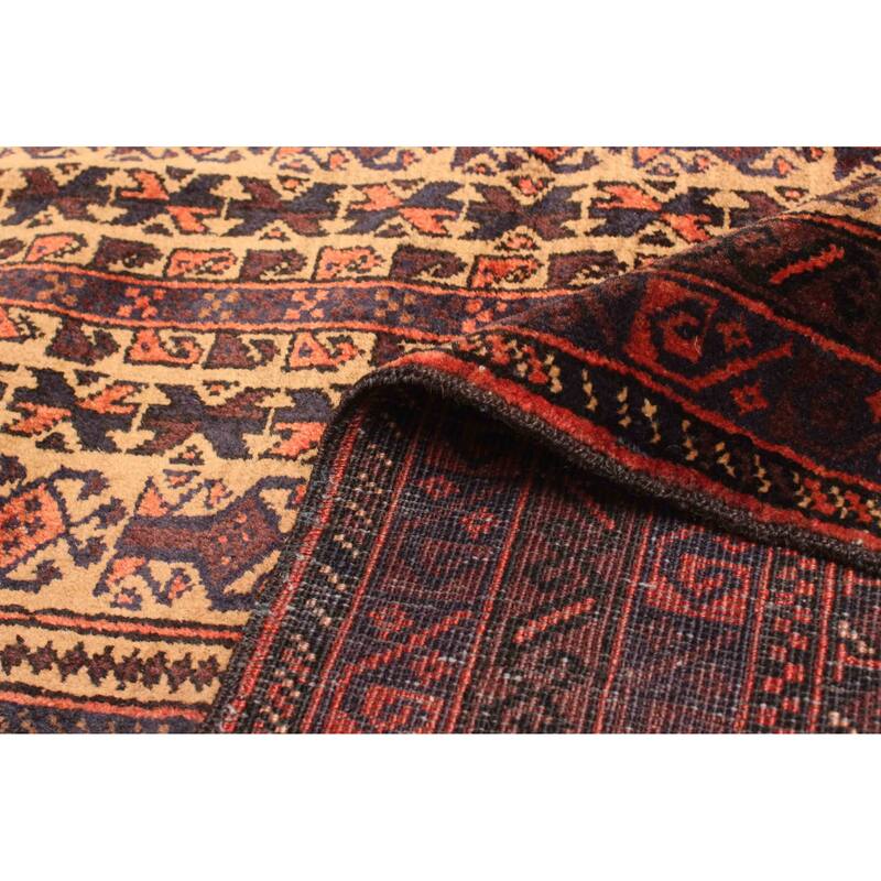 ECARPETGALLERY Hand-knotted Teimani Tan Wool Rug - 3'1 x 4'8