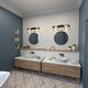 preview thumbnail 11 of 20, Hunter Starklake 4 Light Vanity Wall Light, Industrial, Cage, Rustic
