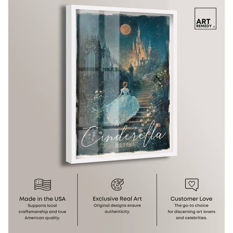 Classic Cinderella Shadowbox by Art Remedy