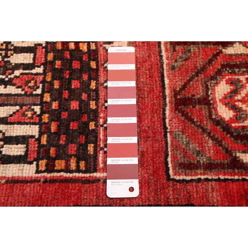 ECARPETGALLERY Hand-knotted Andelz Red Wool Rug - 5'3 x 10'9