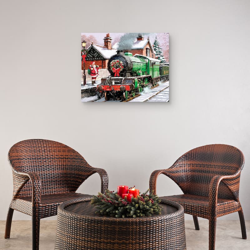 Steam Train by The Macneil Studio Canvas Art Print