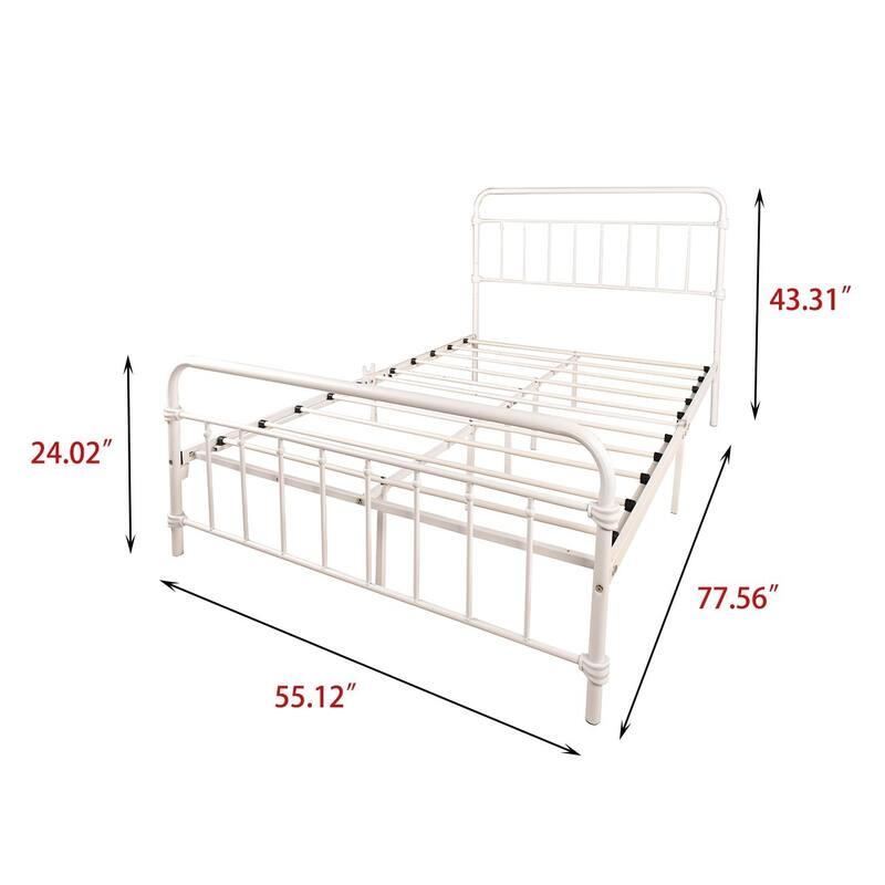 Alazyhome Classic Metal Platform Bed Frame