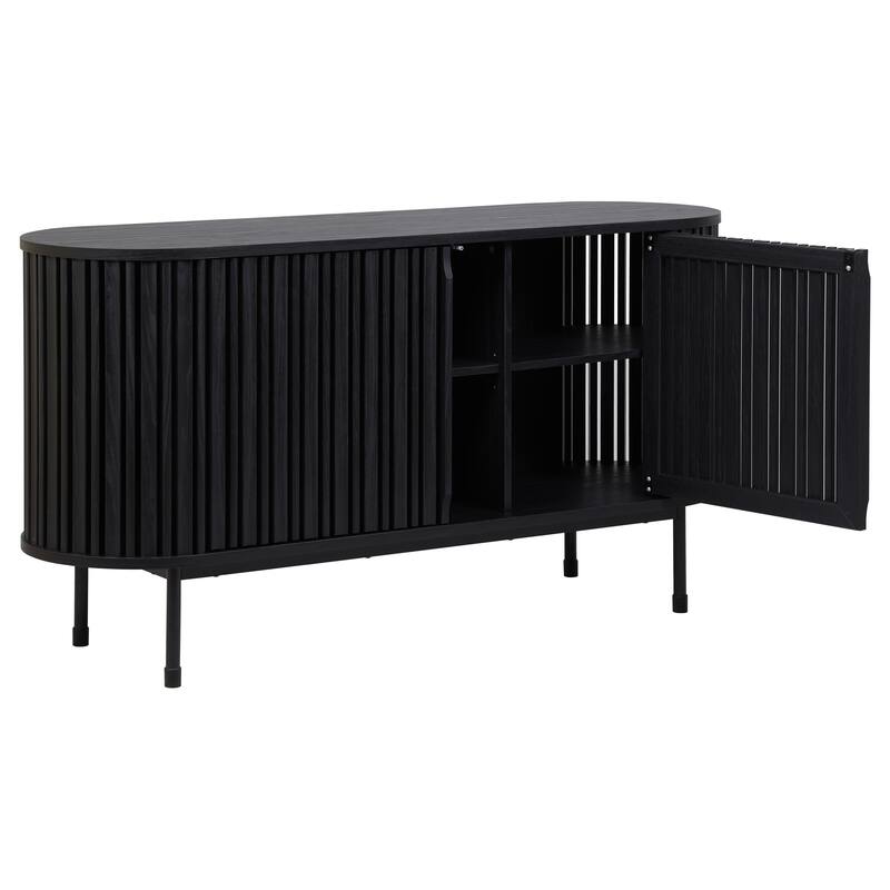 SAFAVIEH Home Enid Large 2-Door Sideboard - 59"W x 18"D x 31"H