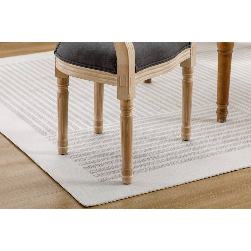 Upholstered Fabric Dining Armchair Set of 2