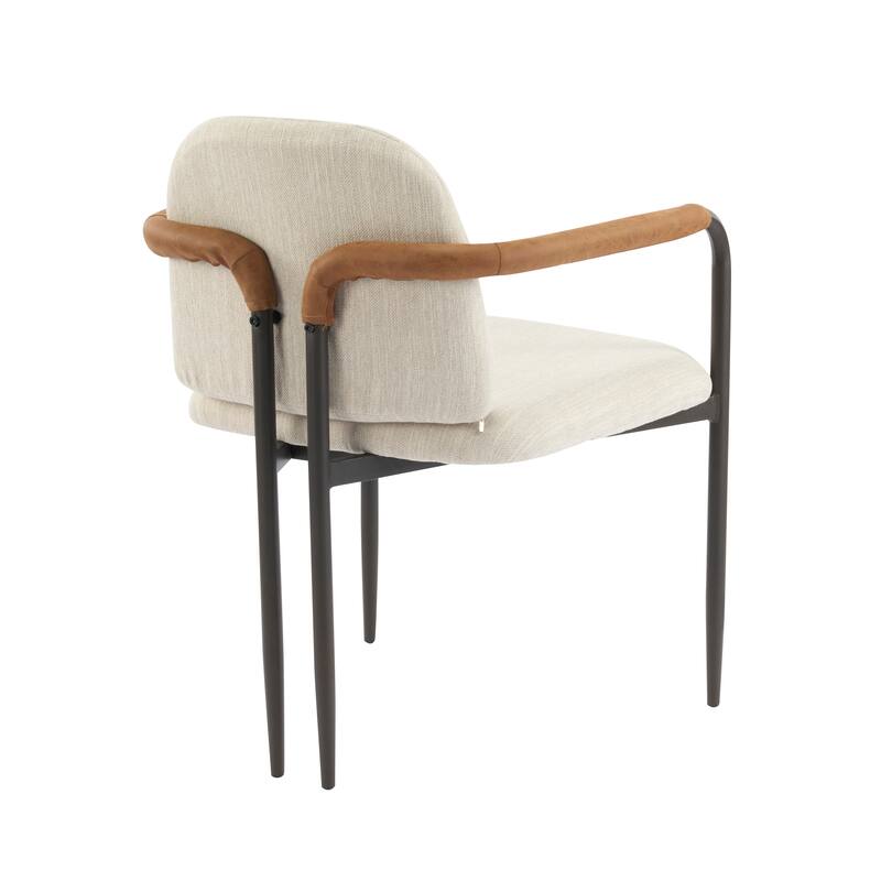 Upholstered Arm Chair Dining Chairs (Set of 2)