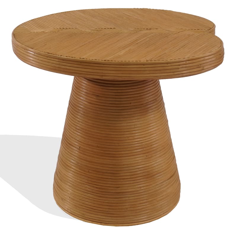 SAFAVIEH Couture Vyvianna Rattan Accent Table - 24"W x 22"D x 21"H