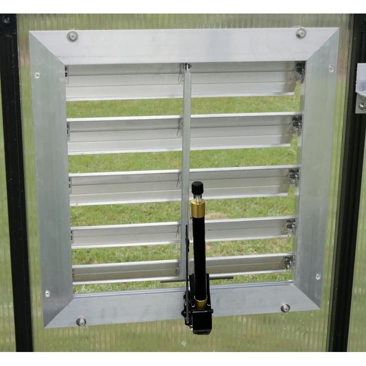 RSI 18" Louver Wall Mounted Window with Solar Powered Opener