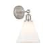 Option Satin Nickel / Matte White