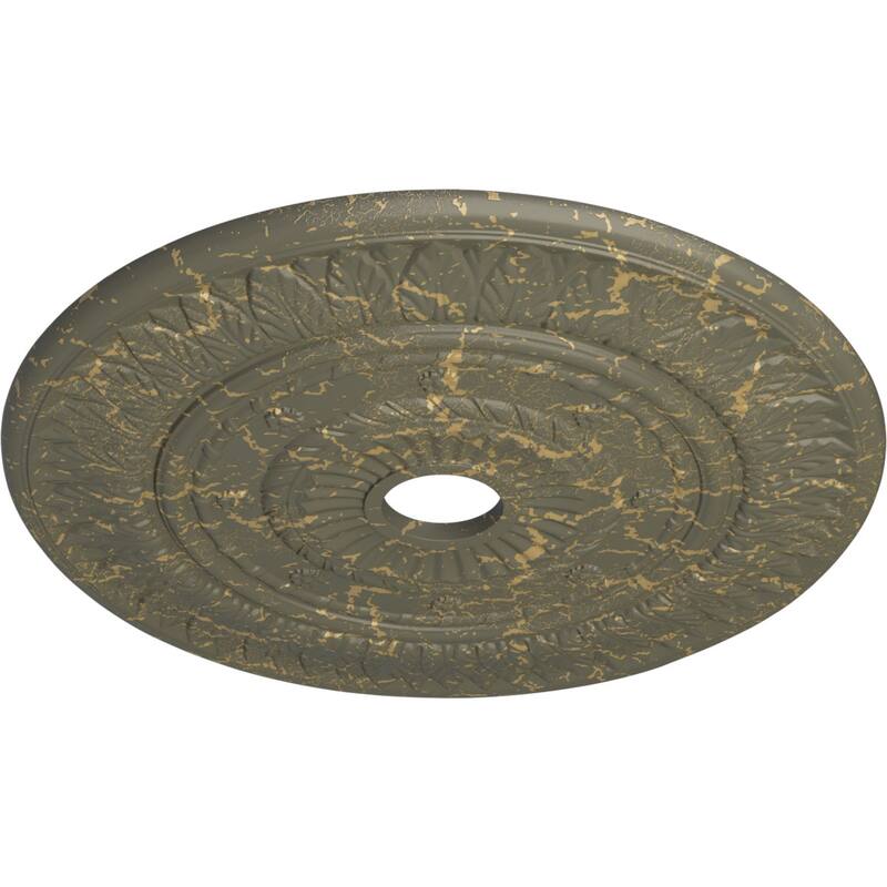 26 3/4"OD x 3 5/8"ID x 1 1/8"P Leaf Ceiling Medallion