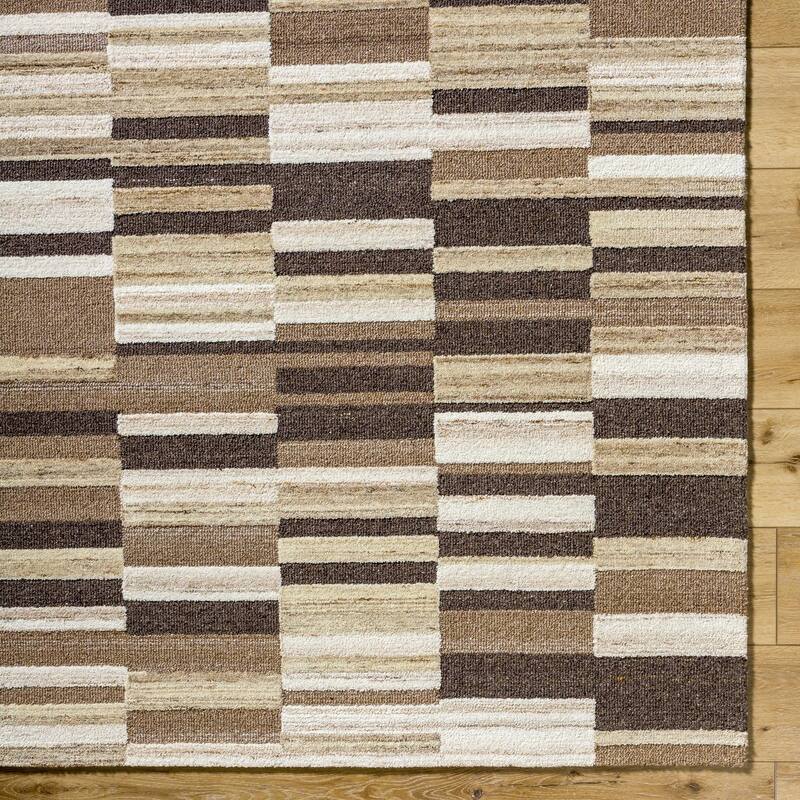 Livabliss La Puna Cottage Striped Area Rug