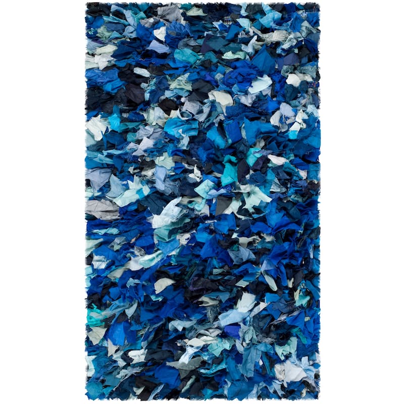SAFAVIEH Handmade Rio Shag Chihoko 3.5-inch Extra Thick Decorative Rug