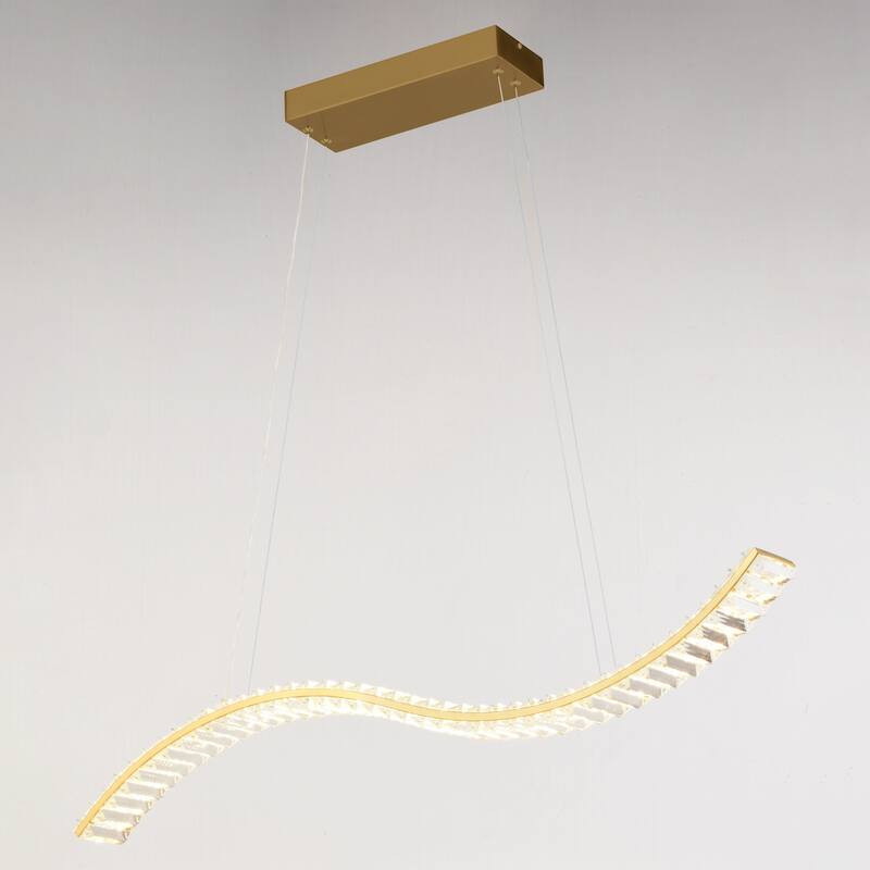 Vaxcel Lighting P0428 38" Wide LED Linear Chandelier