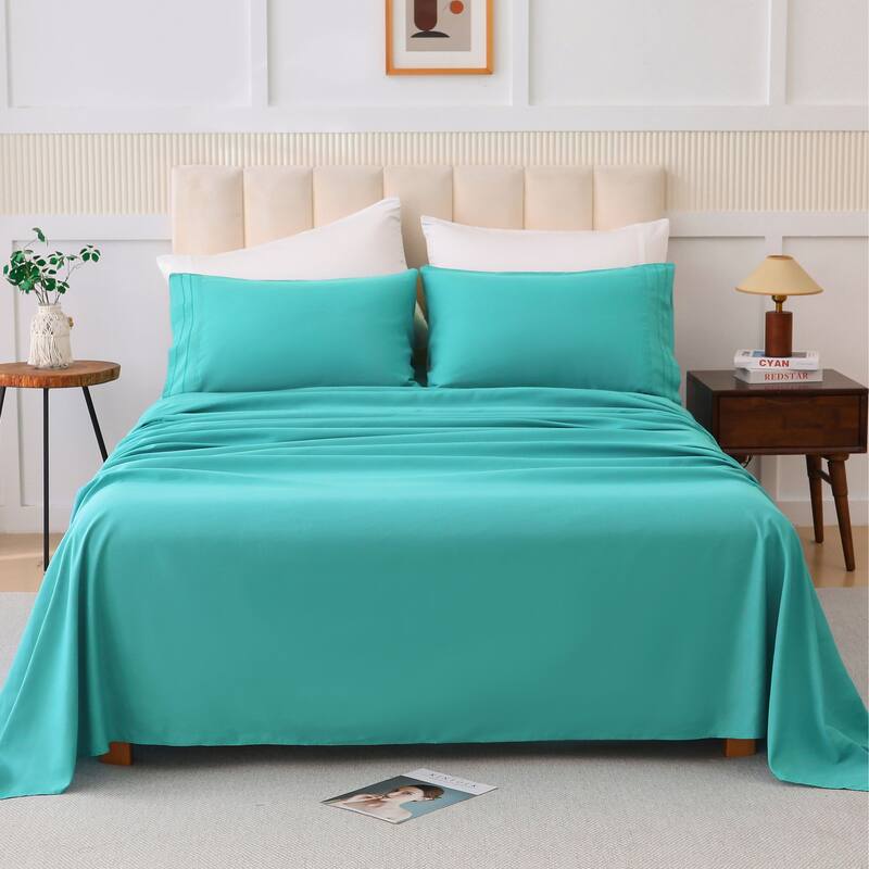 Shatex Soft Skin-Friendly 3-Piece Deep pocket Bed Sheet Set
