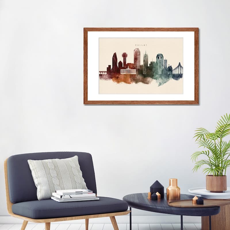 iCanvas "Dallas Desert Skyline" by WallDecorAddict