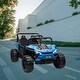 preview thumbnail 12 of 20, Battery Powered 12V Kids UTV Ride On Car with Dual Motors, 3 Adjustable Speeds, and 4-Wheel Suspension, for Boys and Girls Blue