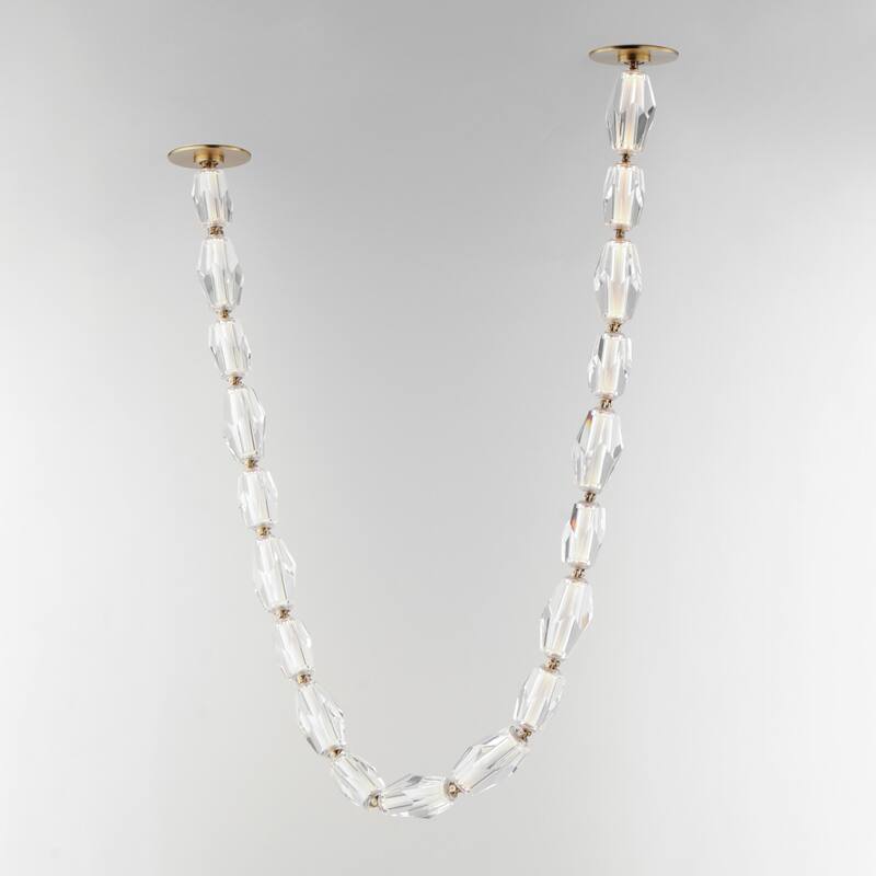 Studio M SM24867 Dolce Vita 59" Wide LED Crystal Linear Pendant with