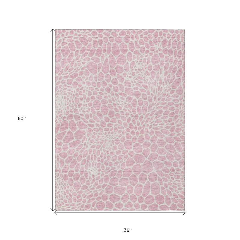 HomeRoots Geometric Transitional Rectangle Outdoor Rug