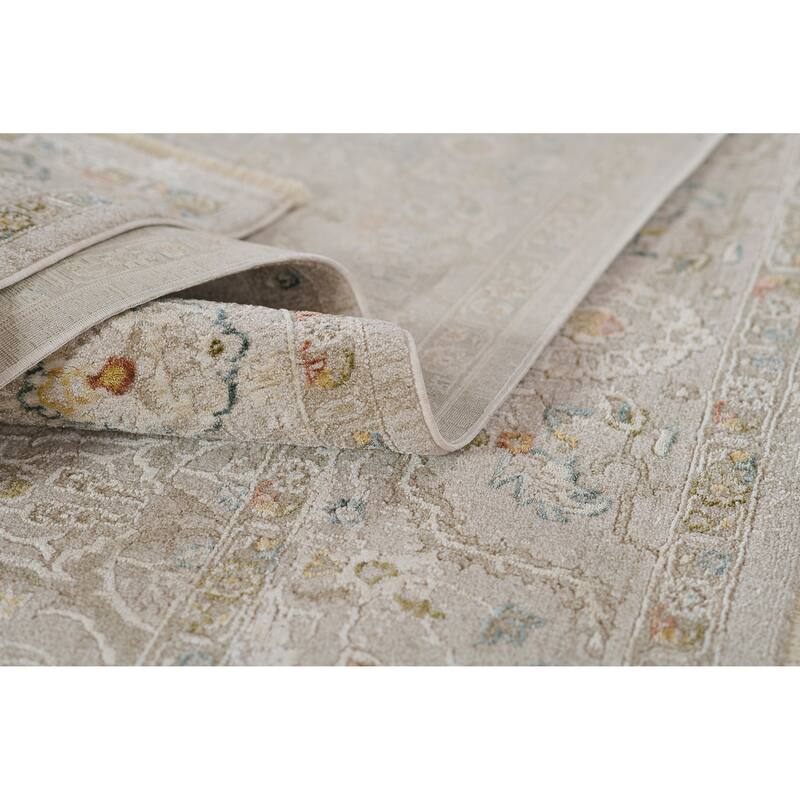 Momeni Morgan Traditional Floral Polyester Area Rug