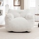 preview thumbnail 37 of 68, Bean Bag Sofa Chair with Armrests Stuffed High-Density Foam