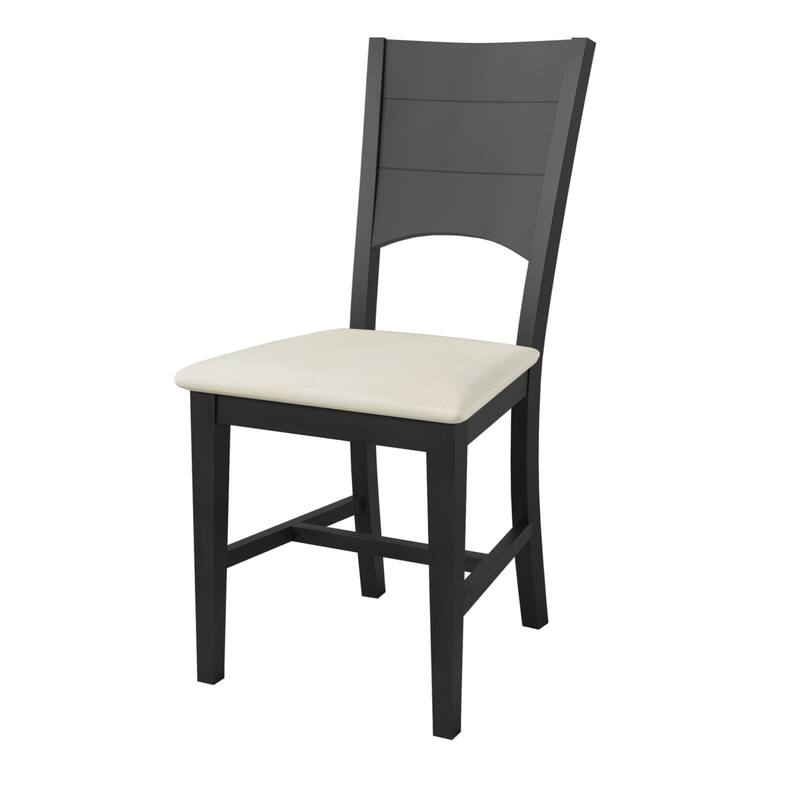 Traditional 6-Piece Wooden Dining Table Set with 4 Upholstered Chairs and Bench