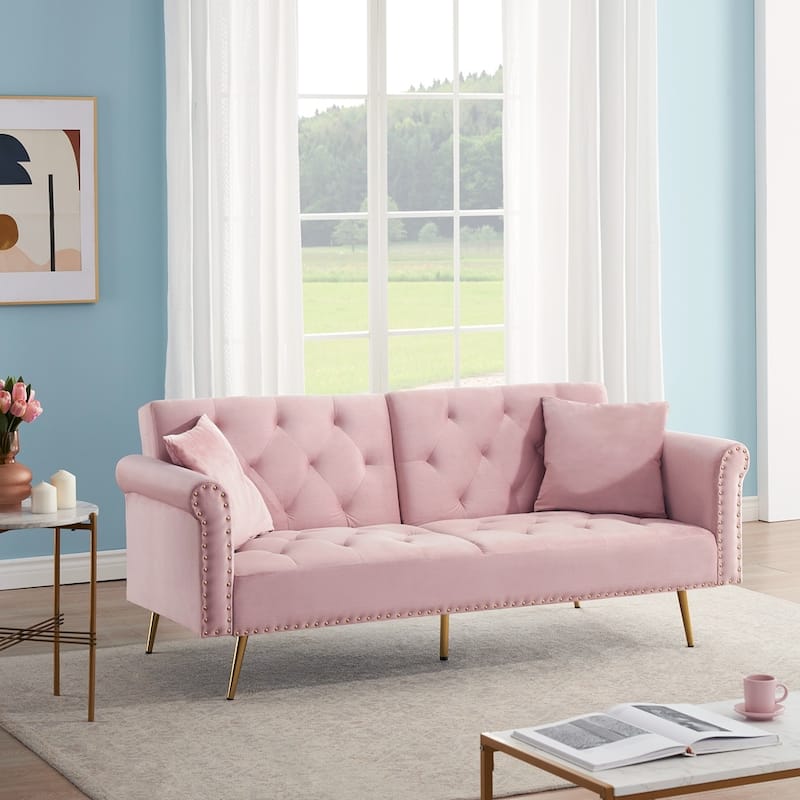 69.7 inch velvet sofa