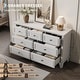 preview thumbnail 4 of 26, 7 Drawer Dresser, Wooden Chest of Drawers with Deep Drawers, 47 in Long Dressers TV Stand