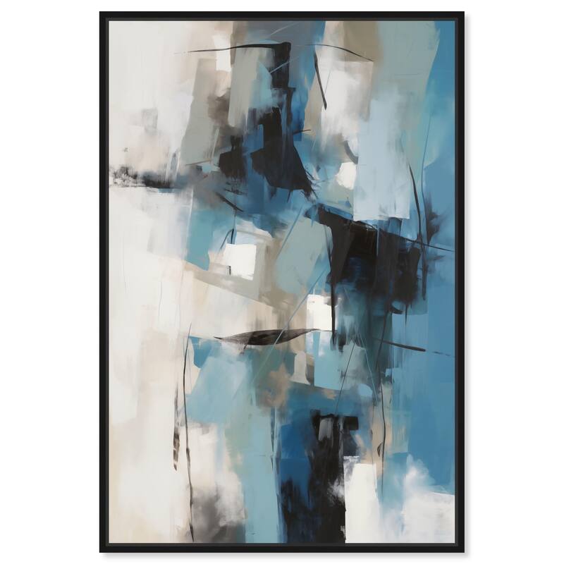 Glimpse of Infinity II Canvas by Art Remedy - 36" x 54" - Black