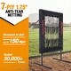 preview thumbnail 4 of 6, Zealfeel 9-Hole Baseball Pitching Net: 5-Height Adjustable Trainer with Strike Zone & Home Plate - 9-Hole 5-Height