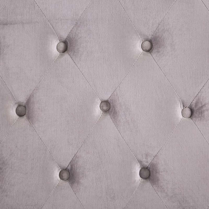 Furniture of America Arun Modern Fabric Low Profile Panel Bed