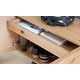 preview thumbnail 5 of 6, Rye Studio Scandinavian Wavy Edge 3-Section Sideboard - 18.75"W x 78.75"L x 28.625"H