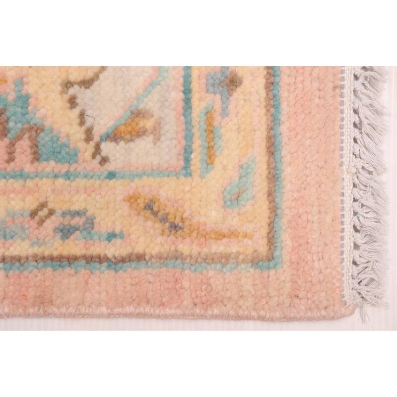 ECARPETGALLERY Hand-knotted Jules Serapi Pink Wool Rug - 9'0 x 12'3