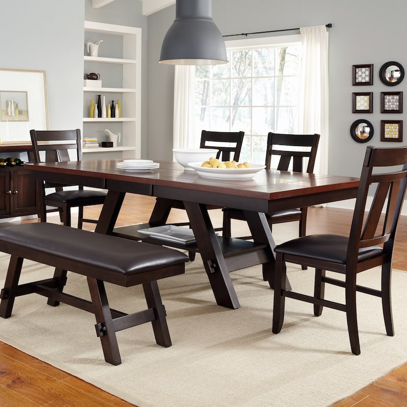 Lawson 6 Piece Rectangular Table Set - Espresso