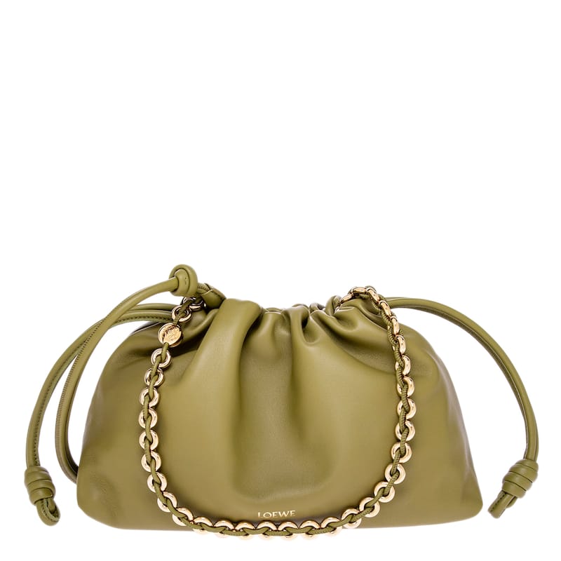Loewe Medium Flamenco Purse - Light Moss