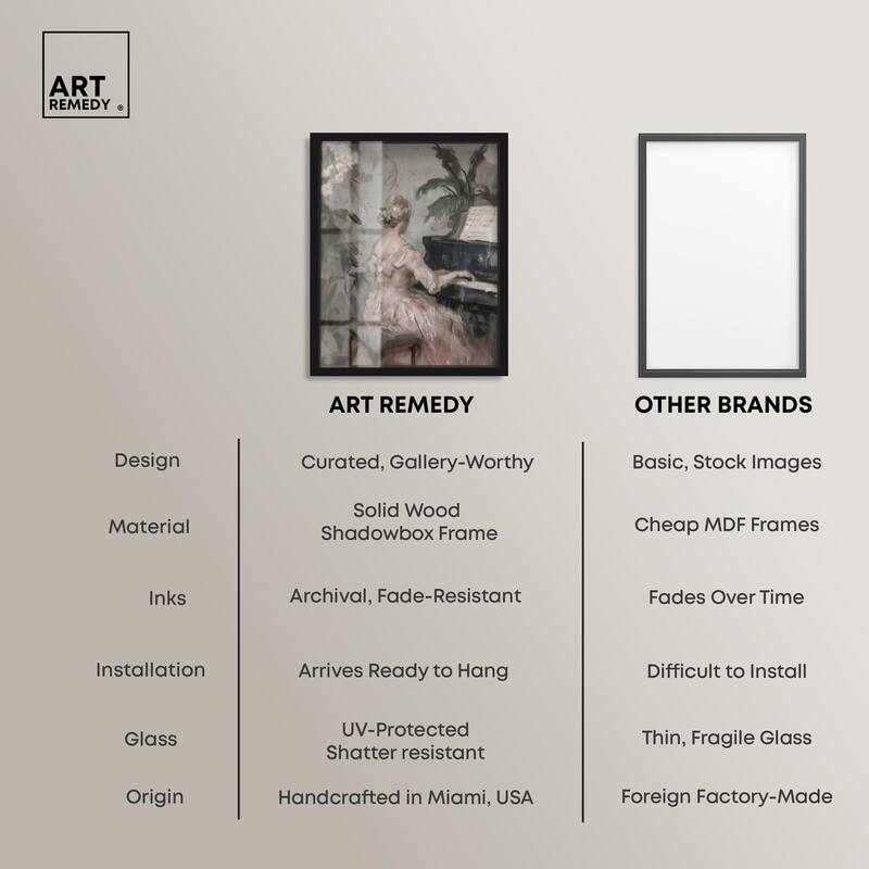 Soft Music Shadowbox by Art Remedy
