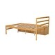 preview thumbnail 10 of 13, Natural Full Size Wood Platform Bed with Storage Shelves and 2 Under-bed Storage Drawers