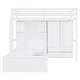preview thumbnail 5 of 13, Twin Bunk Bed with Hydraulic Lift Storage, Built-In Wardrobe, and 6 Drawers,Kids and Baby