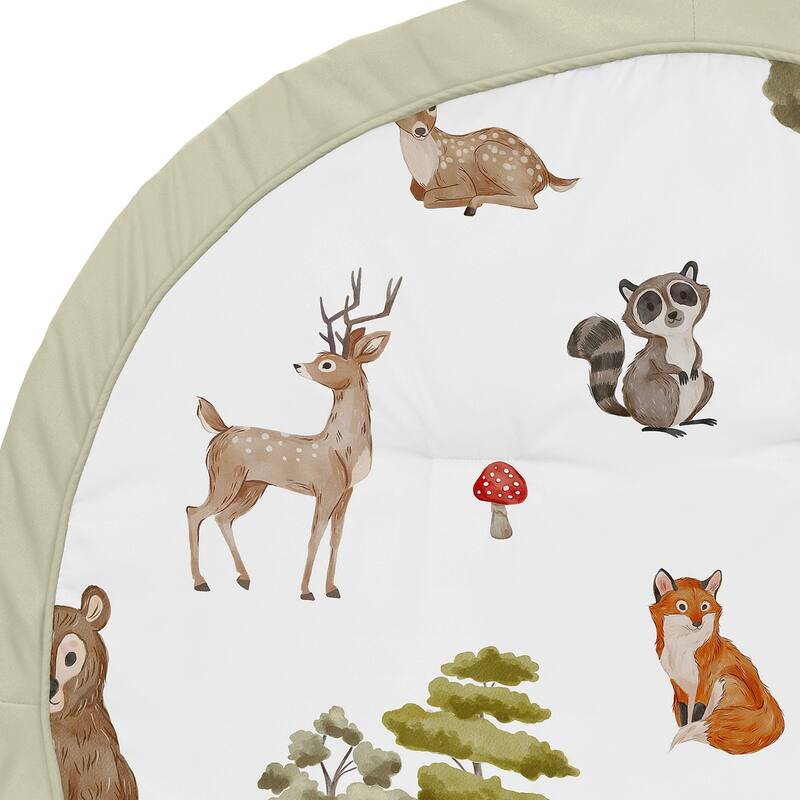 Sweet Jojo Designs Woodland Forest Animals Boy Girl Gender Neutral Unisex Baby Tummy Time