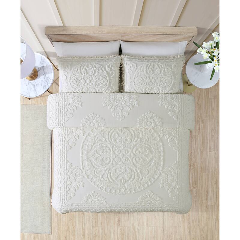 Medallion Chenille Bedspread.