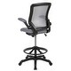 preview thumbnail 36 of 51, Mid-back Mesh Ergonomic Flip-up Arms Drafting Chair