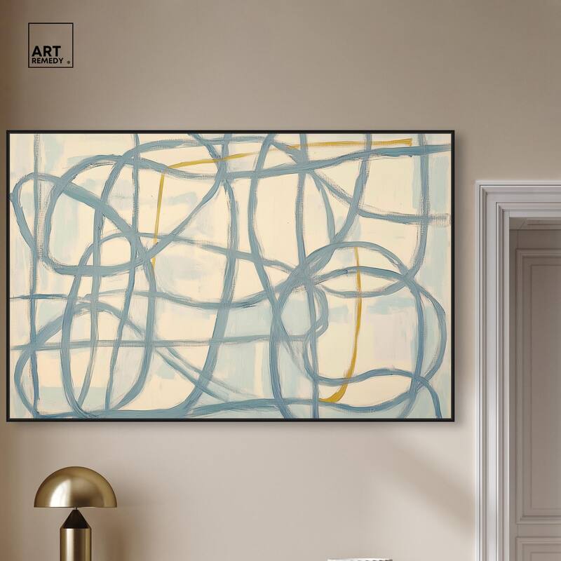 Unbroken Line II Canvas by Art Remedy