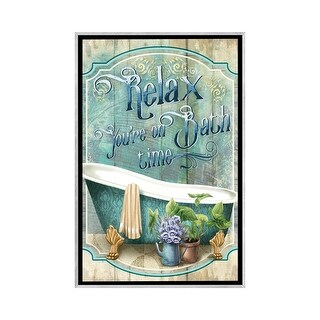 iCanvas "You're On Bath Time" by Conrad Knutsen Framed - Bed Bath ...